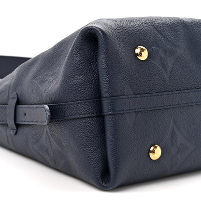 Louis Vuitton Empreinte Monogram Giant CarryAll MM Navy 9 of 9