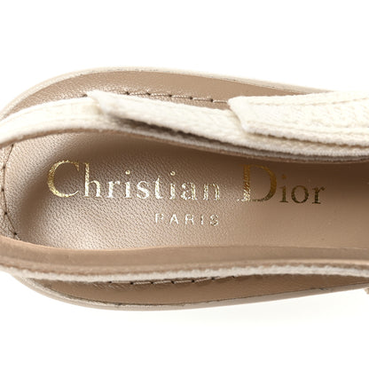 Christian Dior Lace Embroidered J'adior Slingback 65mm Pumps 39.5 White 8 of 10