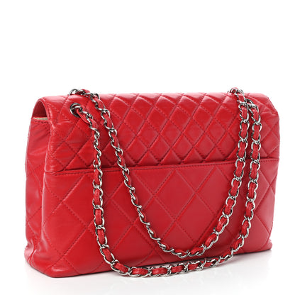 Chanel Calfskin Quilted In the Business Flap Bag Red 3 of 10