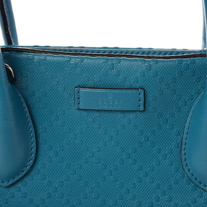 Gucci Calfskin Bright Diamante Top Handle Bag Deep Cobalt 7 of 21
