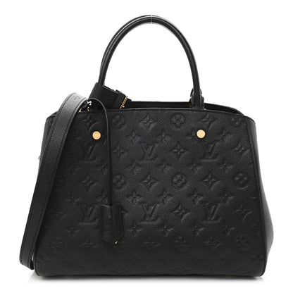 Louis Vuitton Empreinte Montaigne MM Black 1 of 10
