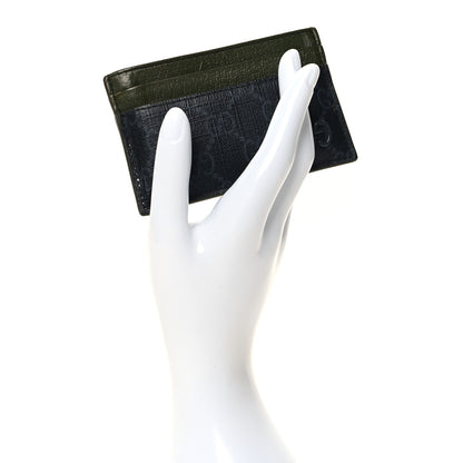 Gucci GG Supreme Monogram Bi-Color Card Holder Black 2 of 6