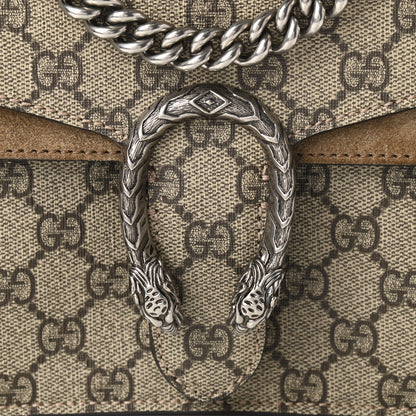 Gucci GG Supreme Monogram Mini Dionysus Shoulder Bag Taupe 10 of 11