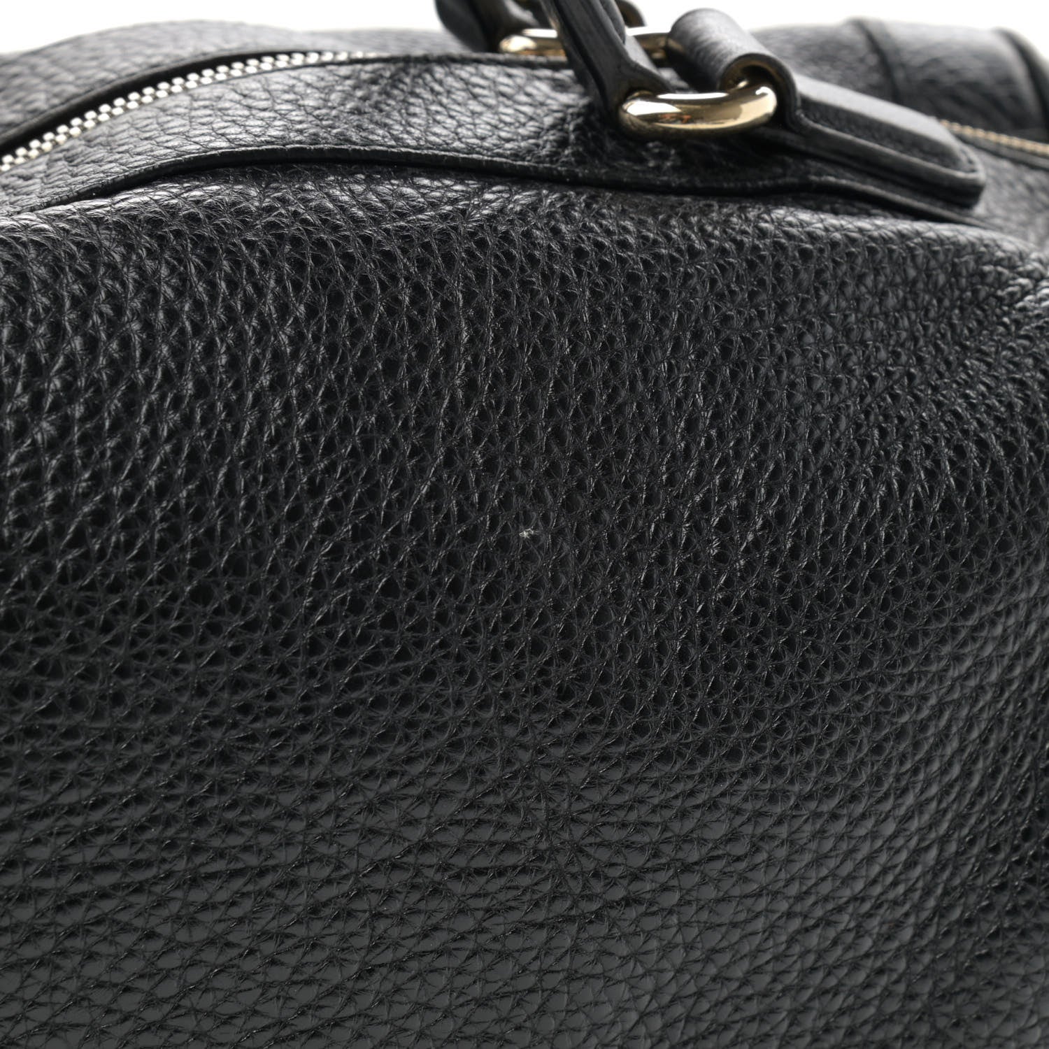 Gucci Pebbled Calfskin Medium Soho Boston Black 15 of 17