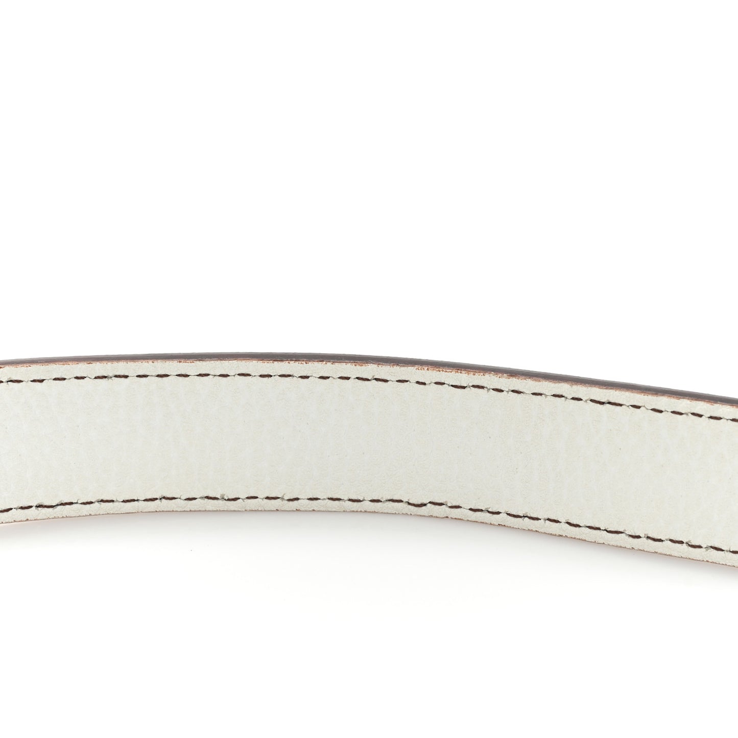 Calfskin Double Saddle Bag White