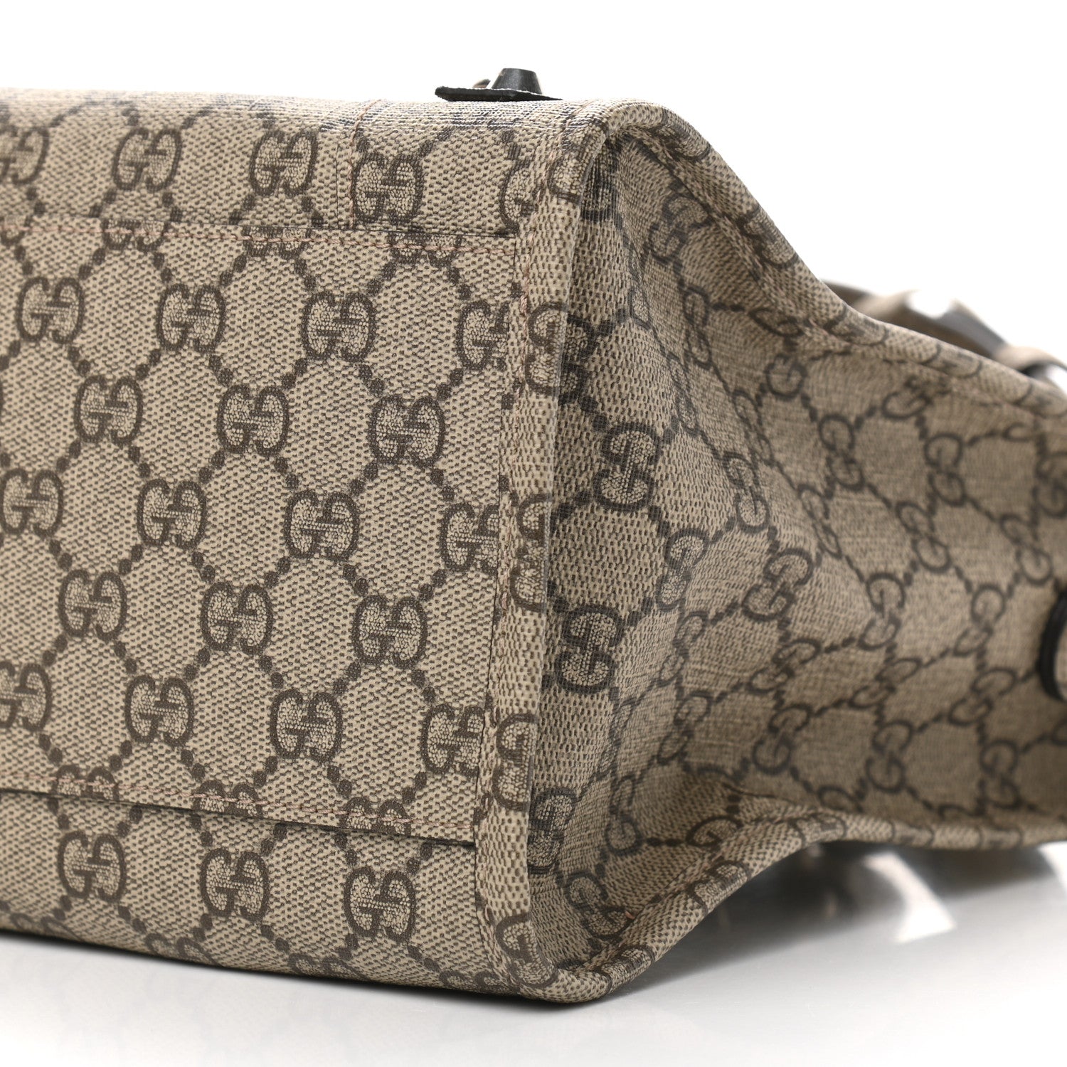 Balenciaga X GUCCI GG Supreme Monogram Neo Classic Silver Hardware City Beige Ebony 10 of 10