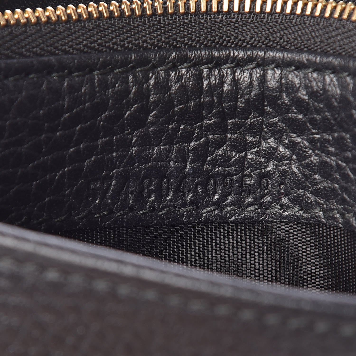Gucci Dollar Calfskin GG Marmont Coin Case Card Holder Black 7 of 8