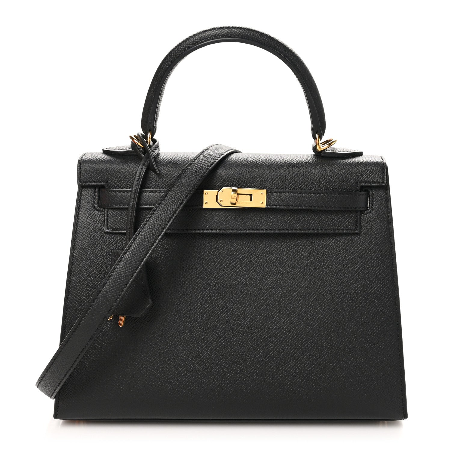 Hermes Epsom Kelly Sellier 25 Black 1 of 11