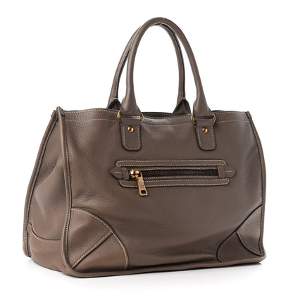 Prada Cervo Deerskin Tote Bambu 3 of 12