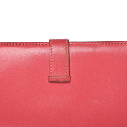 Hermes Tadelakt Bearn Gusset Wallet Rose Azalee 9 of 10