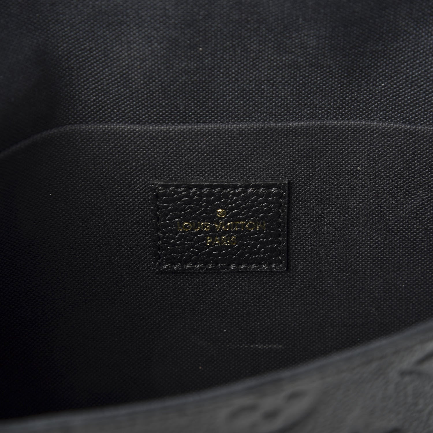 Louis Vuitton Empreinte Pochette Felicie Chain Wallet Black 7 of 9