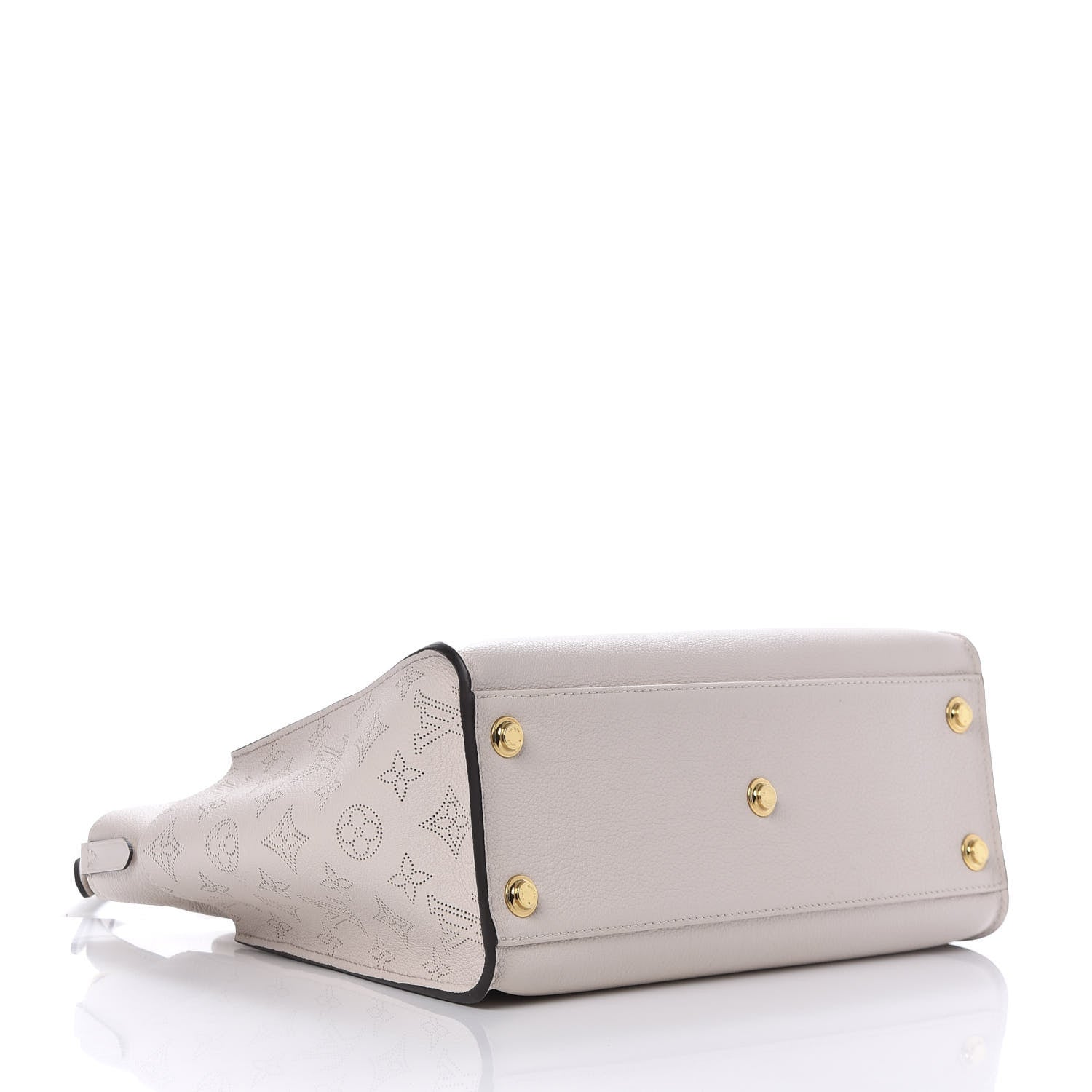 Louis Vuitton Calfskin Monogram On My Side Greige 5 of 12