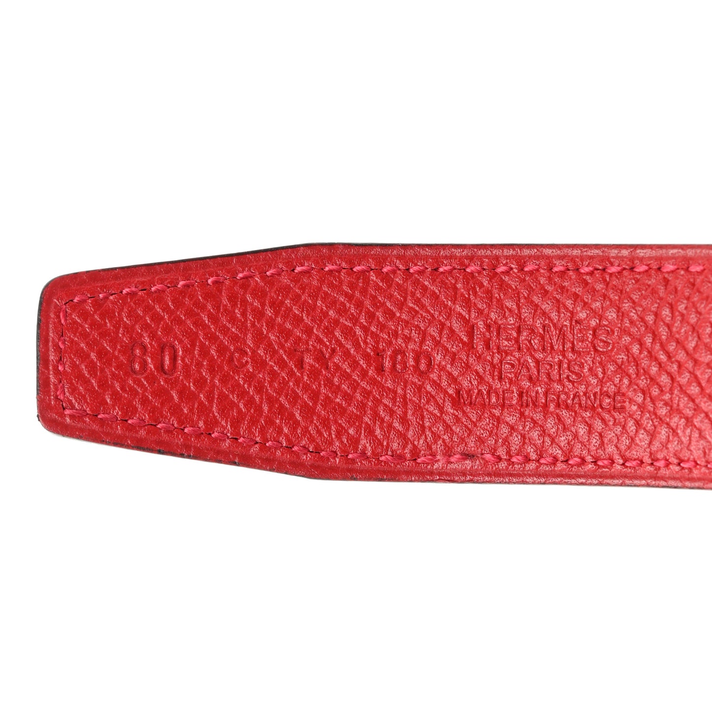 Swift Epsom 24mm Constance H Belt 80 80 32 Magnolia Rouge Casaque
