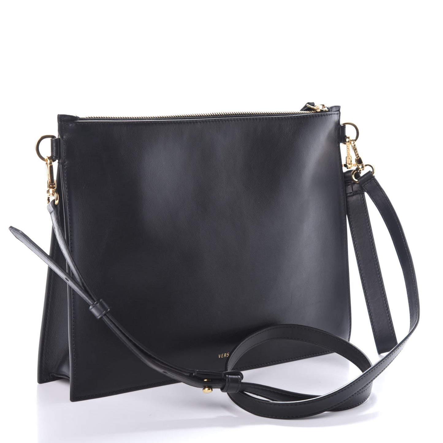 Vitello Virtus Shoulder Bag Black