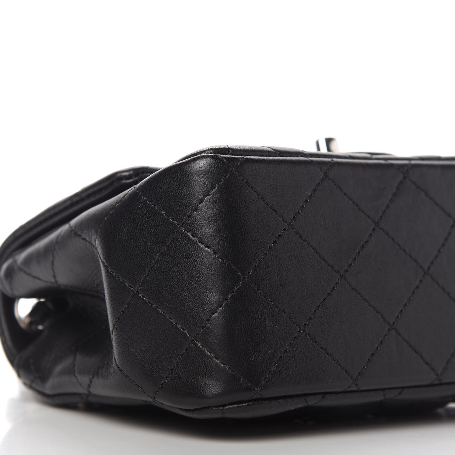 Chanel Lambskin Quilted Mini Square Flap Black 6 of 11