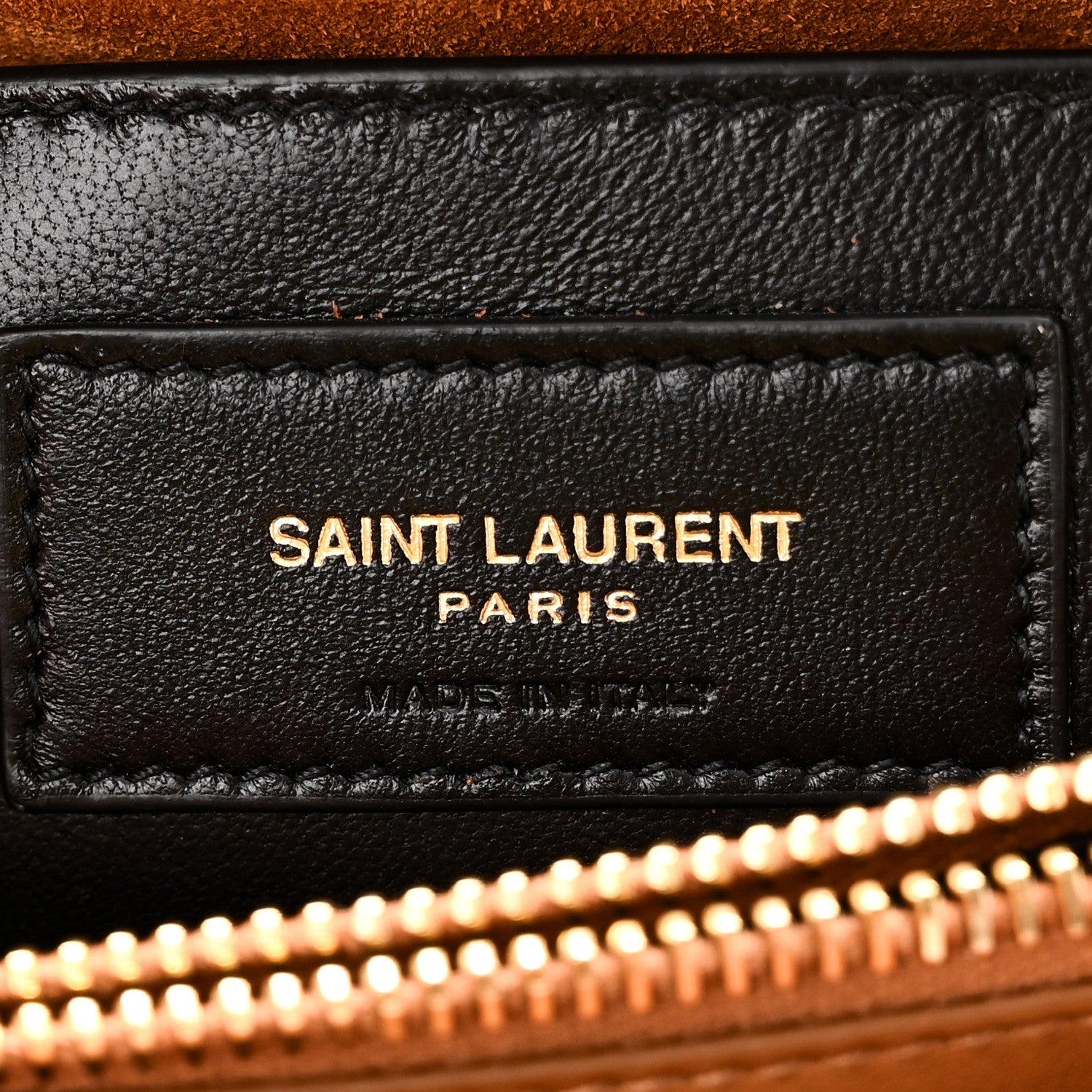 Saint Laurent Suede Matelasse Chevron Fringe Monogram Medium College Bag Cinnamon 6 of 11