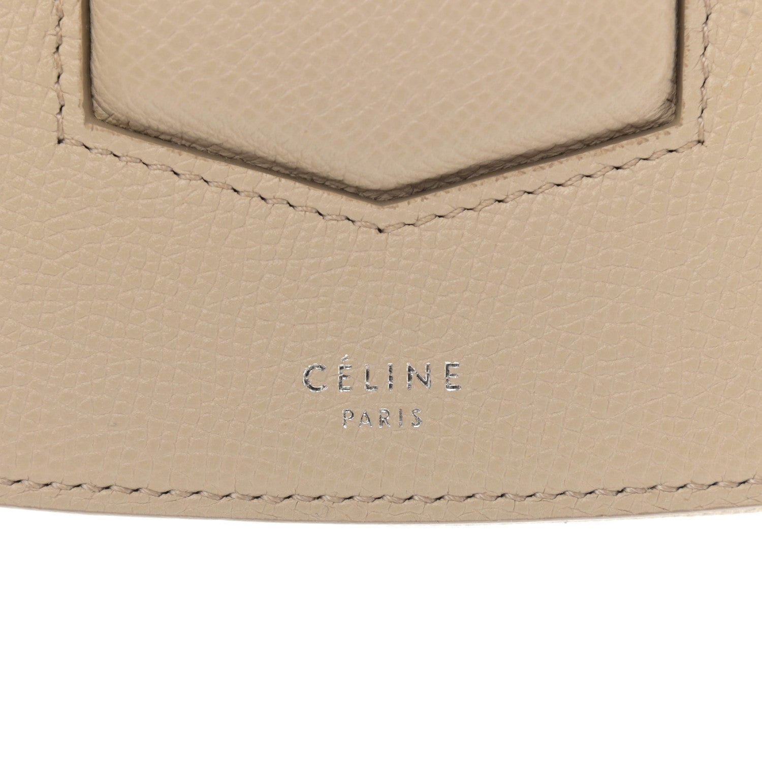 Celine Grained Calfskin Medium Trotteur Ballerina 6 of 13