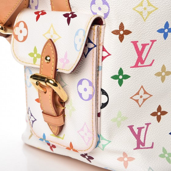 Louis Vuitton Monogram Multicolor Petit Noe White 10 of 13