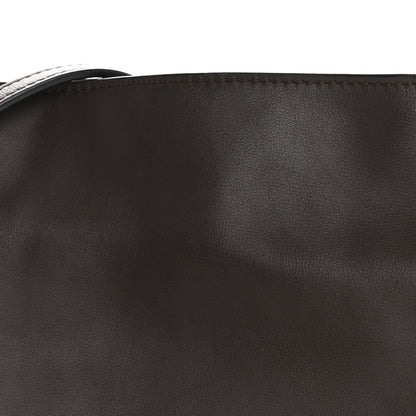 Loewe Calfskin Mini Flamenco Knot Clutch Chocolate 8 of 12