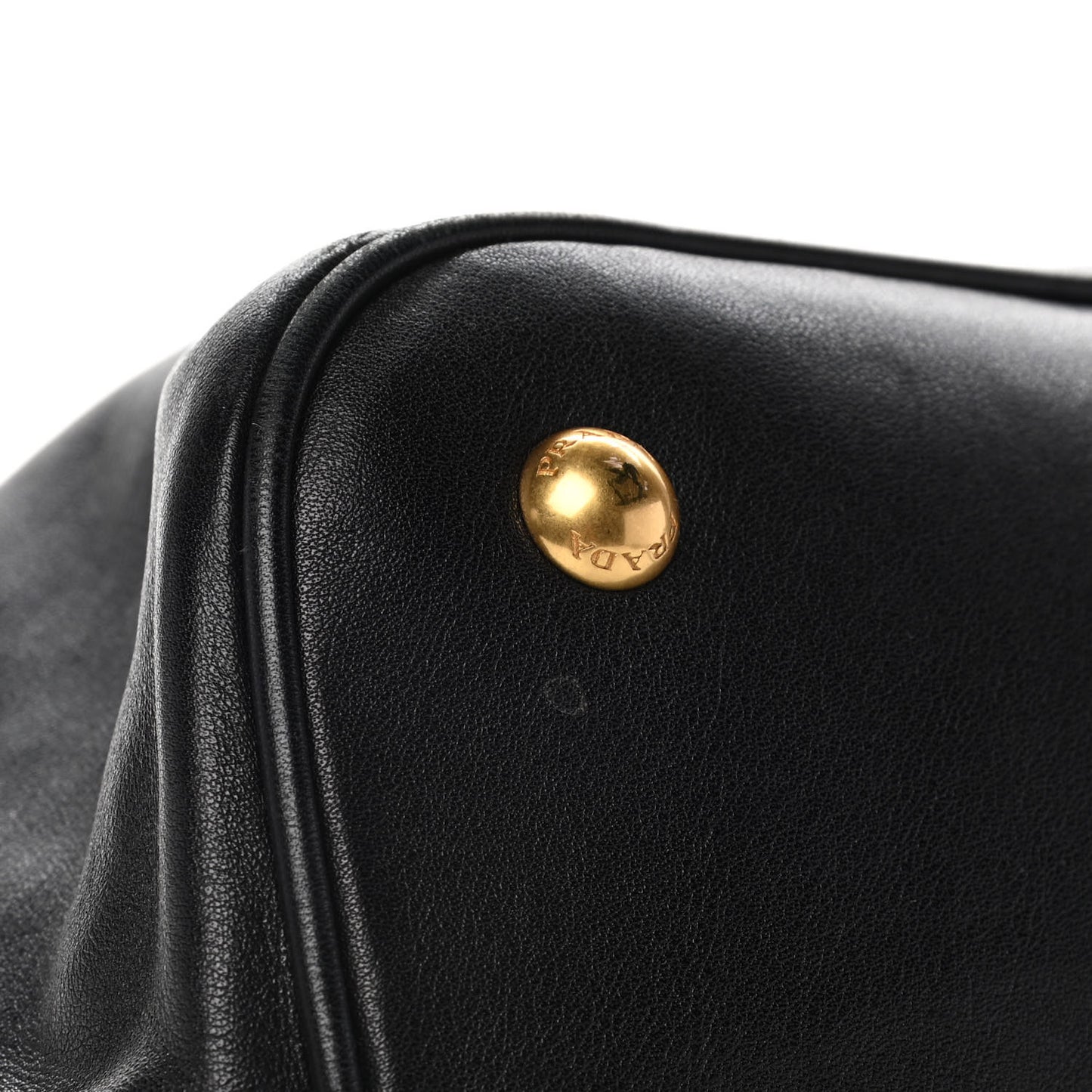 Soft Calf Shopping Tote Black
