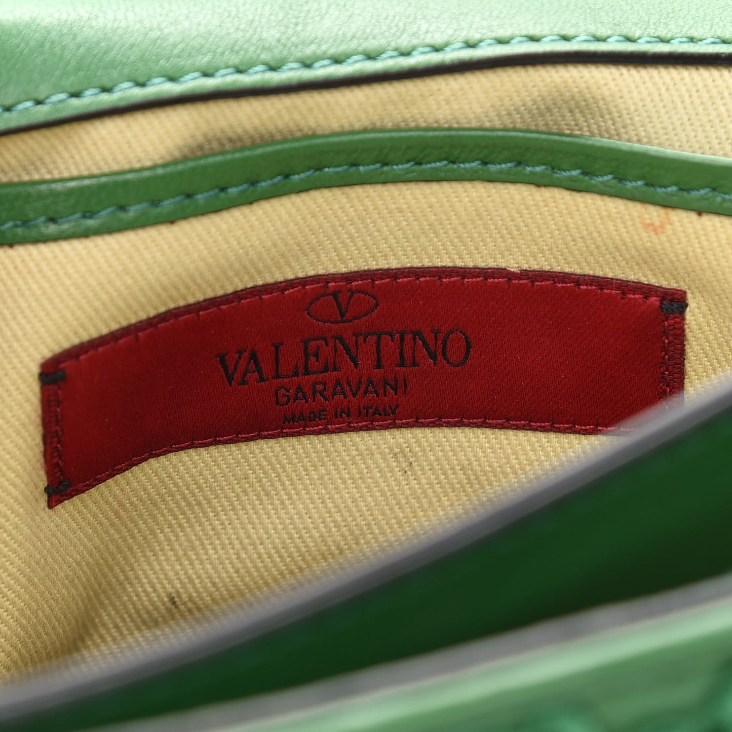 Nappa Lace Girello Flap Green