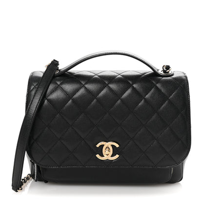 Chanel Caviar Quilted Large Business Affinity Flap Black 1 of 10