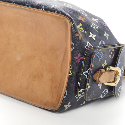 Louis Vuitton Monogram Multicolor Petit Noe Black 7 of 12