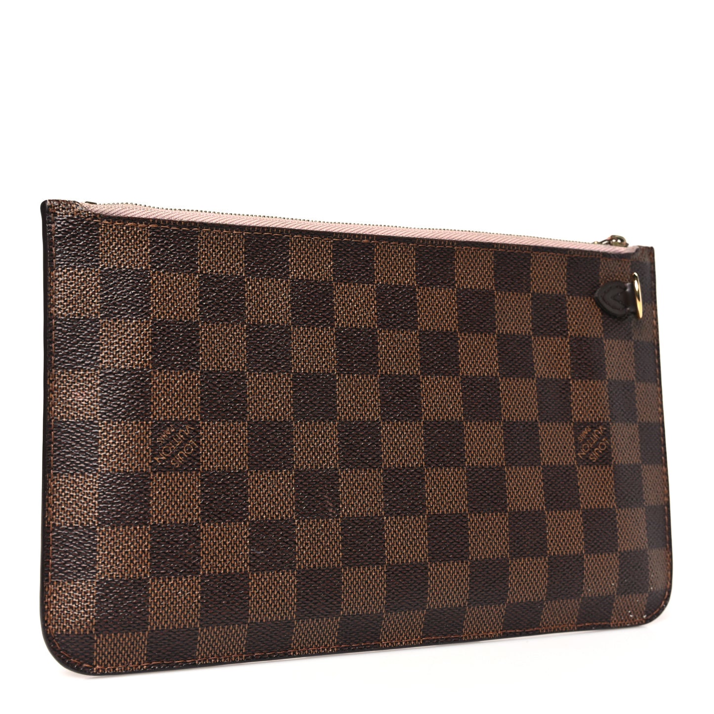 Damier Ebene Neverfull MM GM Pochette Rose Ballerine