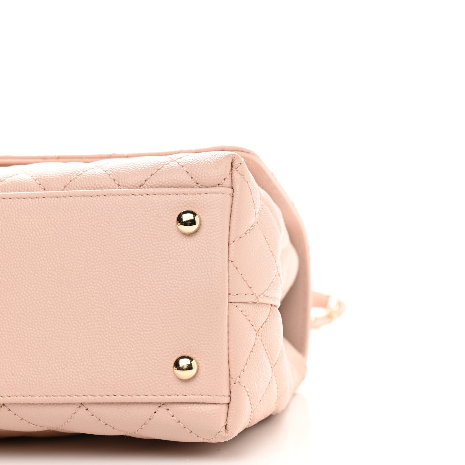 Chanel Caviar Quilted Small Coco Handle Flap Light Pink 9 of 9