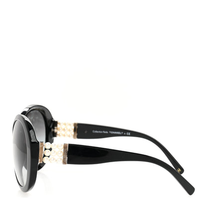 Chanel Acetate Perle Pearl Sunglasses 5159-H Black 3 of 7
