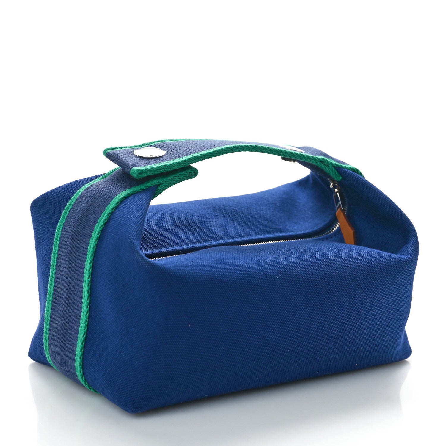 Hermes Canvas Large Bride-A-Brac Pouch Marine 3 of 9