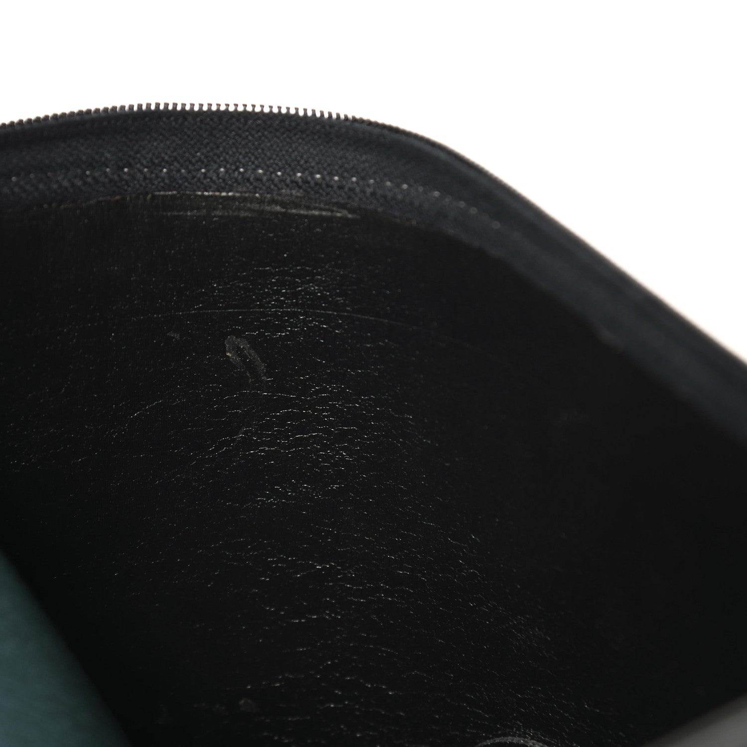 Christian Dior Monogram Flap Clutch Navy Blue 7 of 11