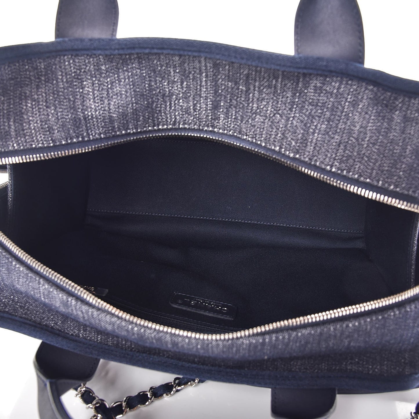 Denim Deauville Bowling Bag Dark Blue
