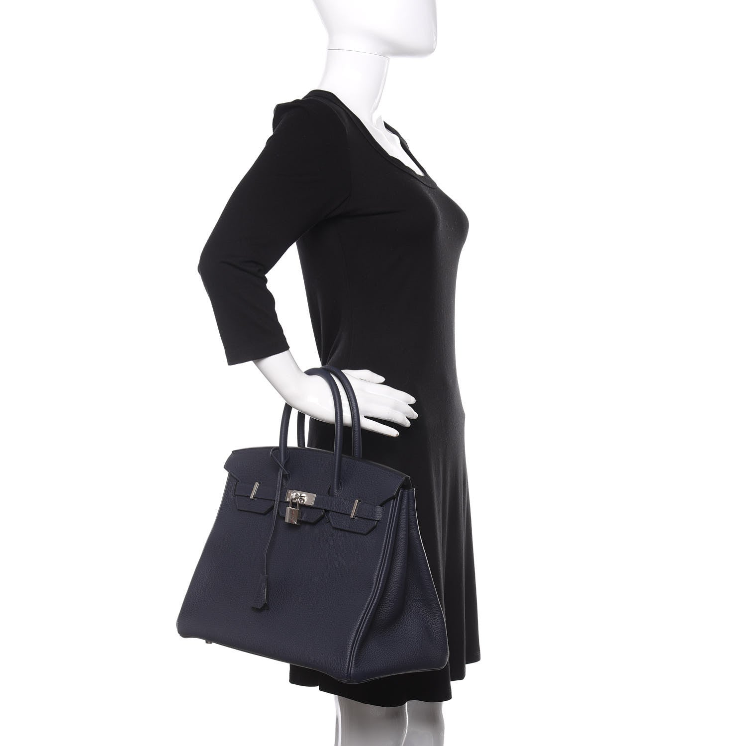 Hermes Togo Birkin 35 Bleu Nuit 2 of 11