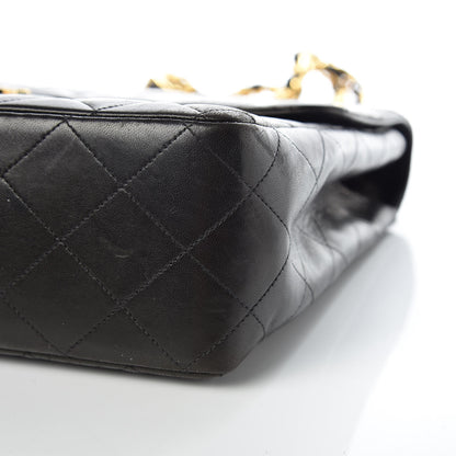 Chanel Lambskin Quilted Jumbo Single Flap Black 17 of 18