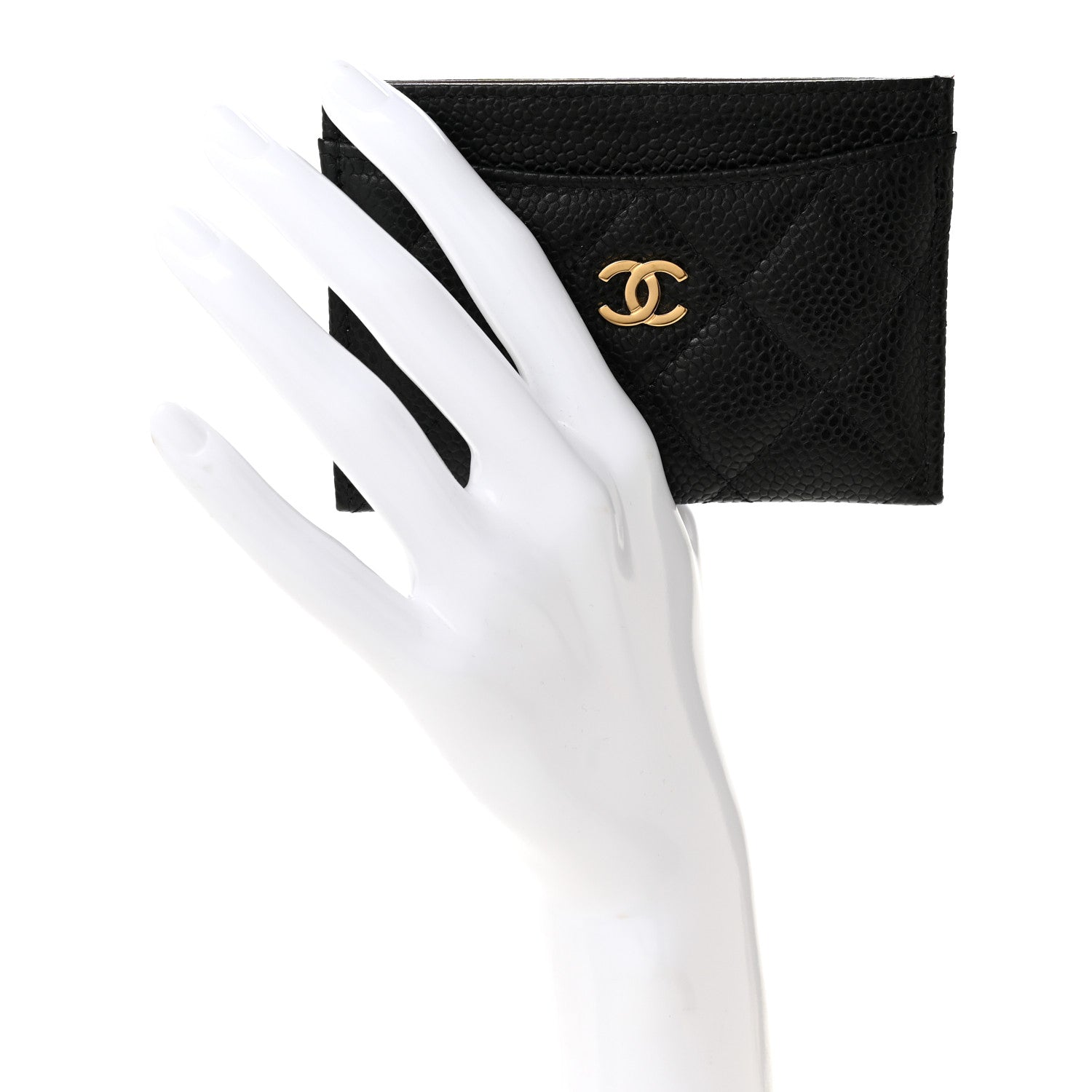 Chanel Caviar Quilted Card Holder Black 2 of 9