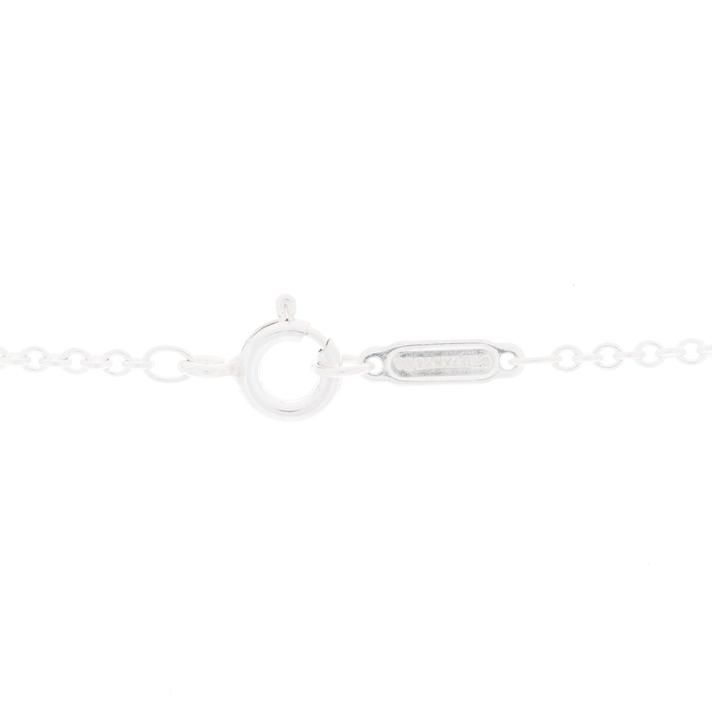 Sterling Silver Heart Tag Alphabet T Pendant Necklace