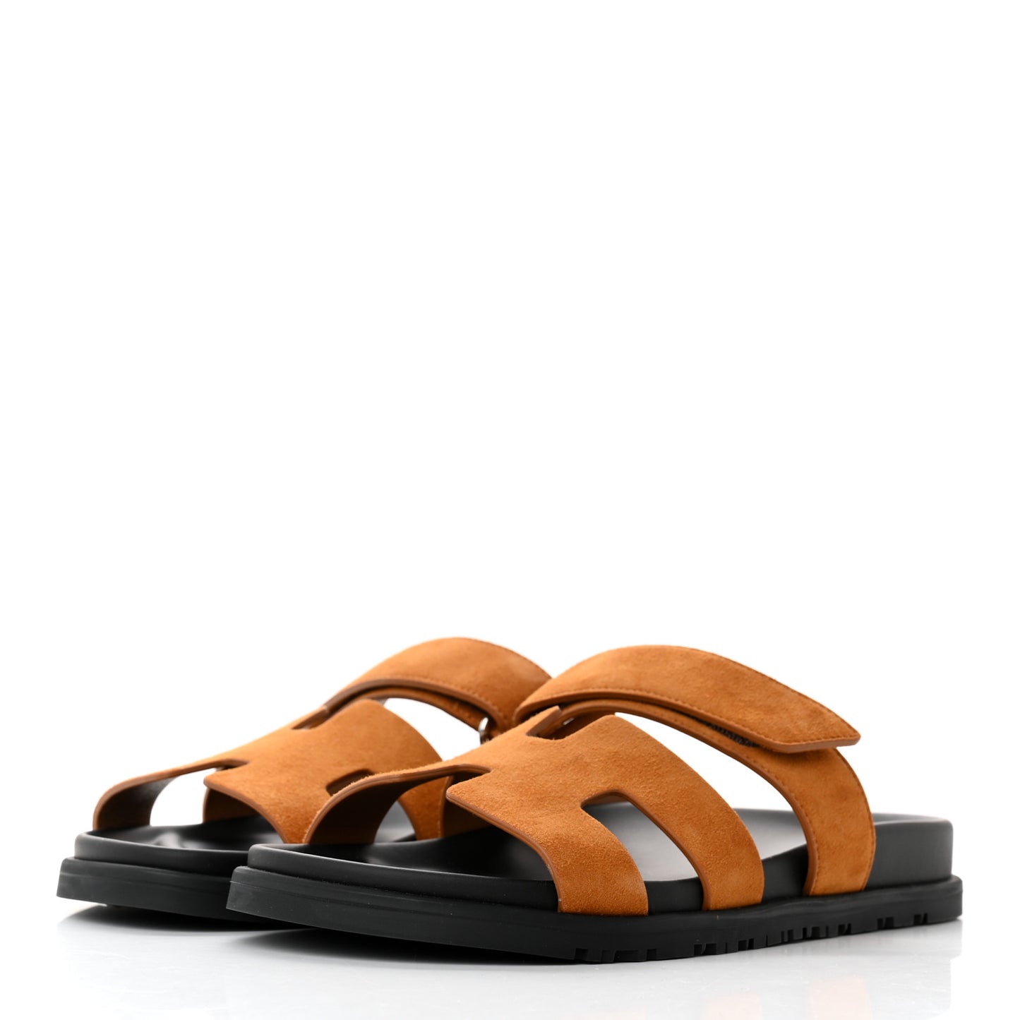 Suede Goatskin Womens Chypre Sandals 37 Naturel