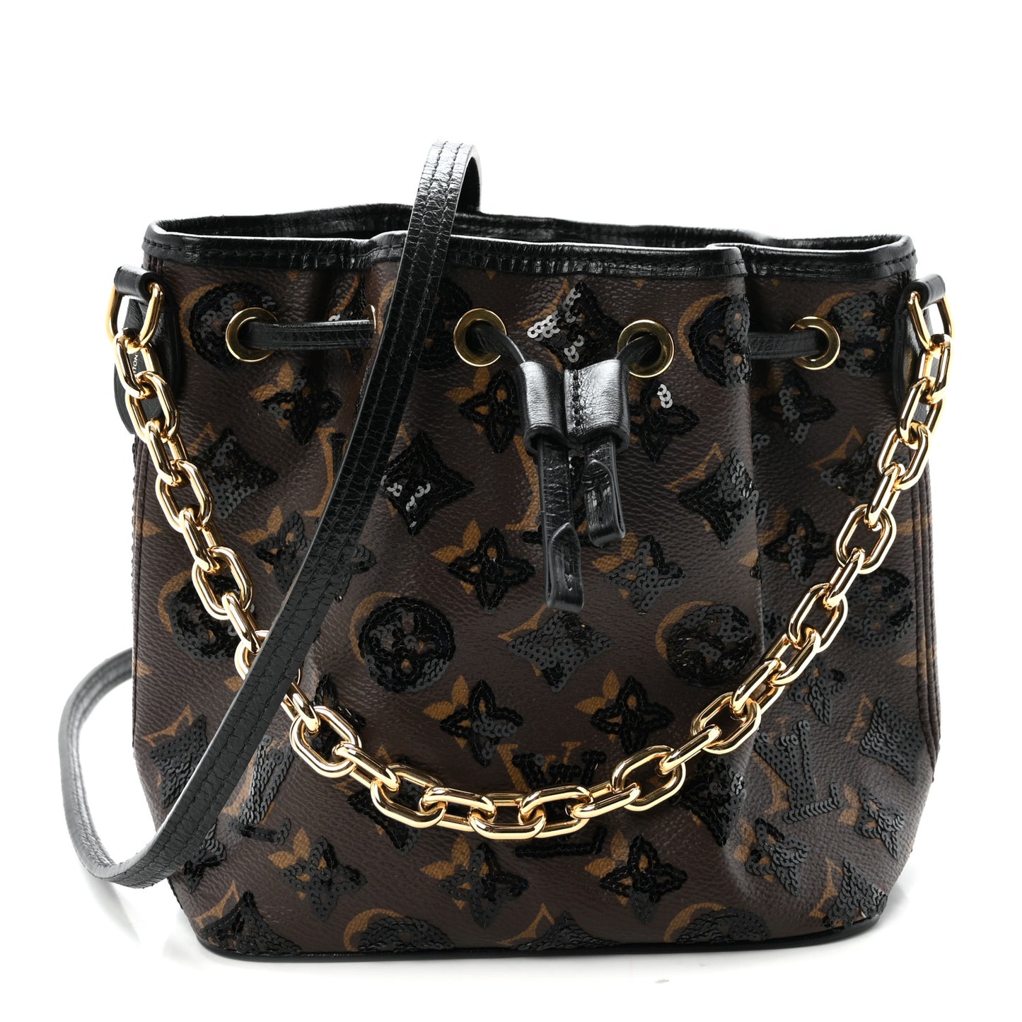 Monogram Sequins Noe BB Black