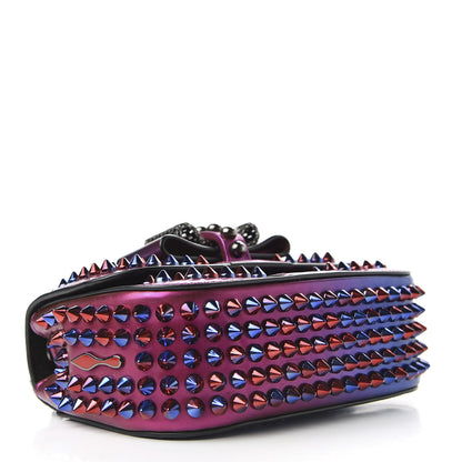 Christian Louboutin Patent Scarabe Spikes Sweety Charity Crossbody Bag Rose Digitale 4 of 9