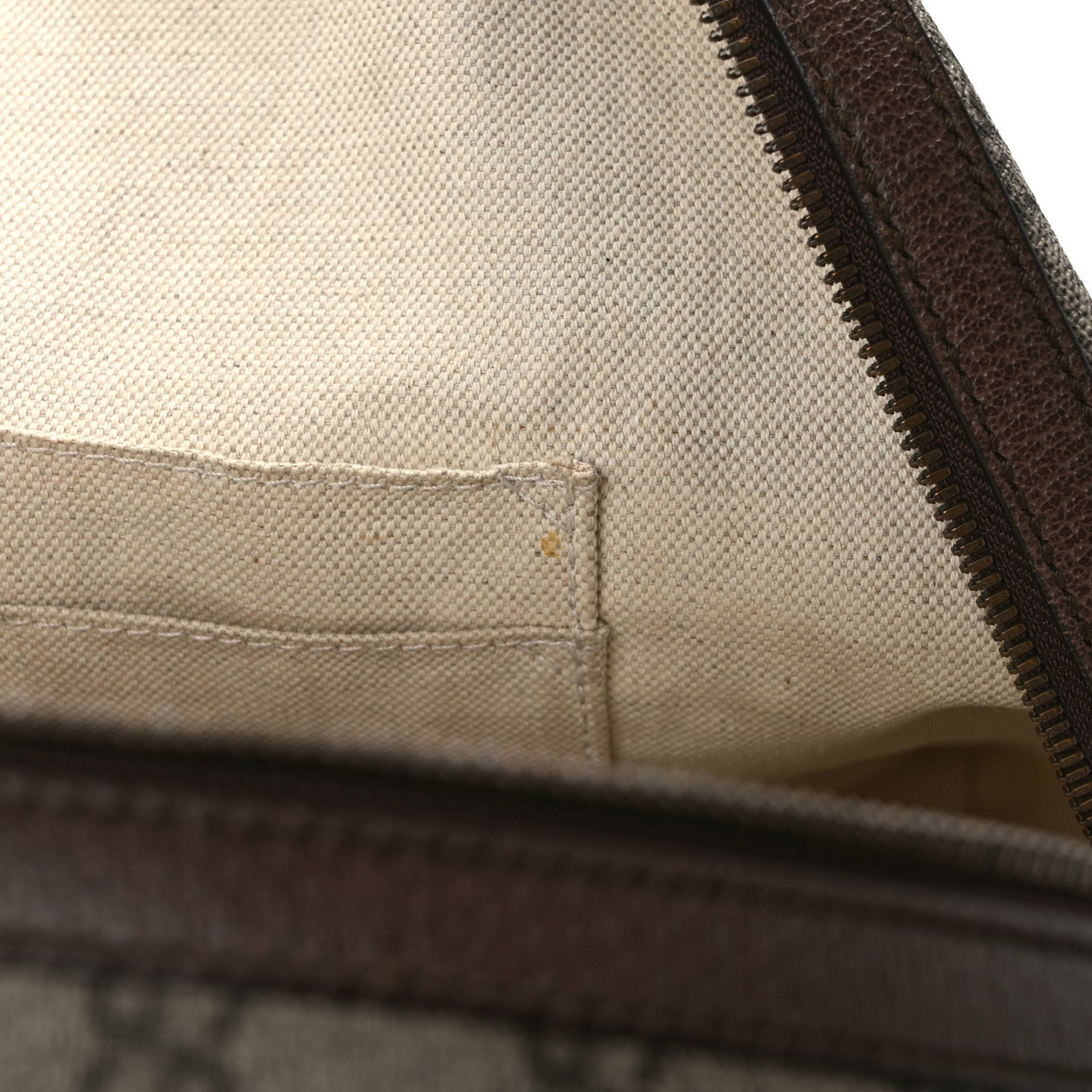 GG Supreme Monogram Calfskin Web Small Ophidia Day Backpack Beige Ebony New Acero