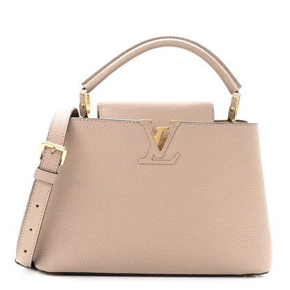 Louis Vuitton Taurillon Capucines BB Galet 1 of 9
