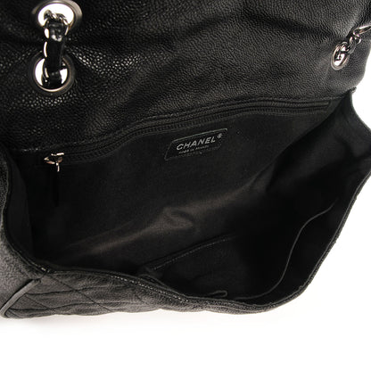 Chanel Caviar Jumbo Mademoiselle Flap Black 6 of 9