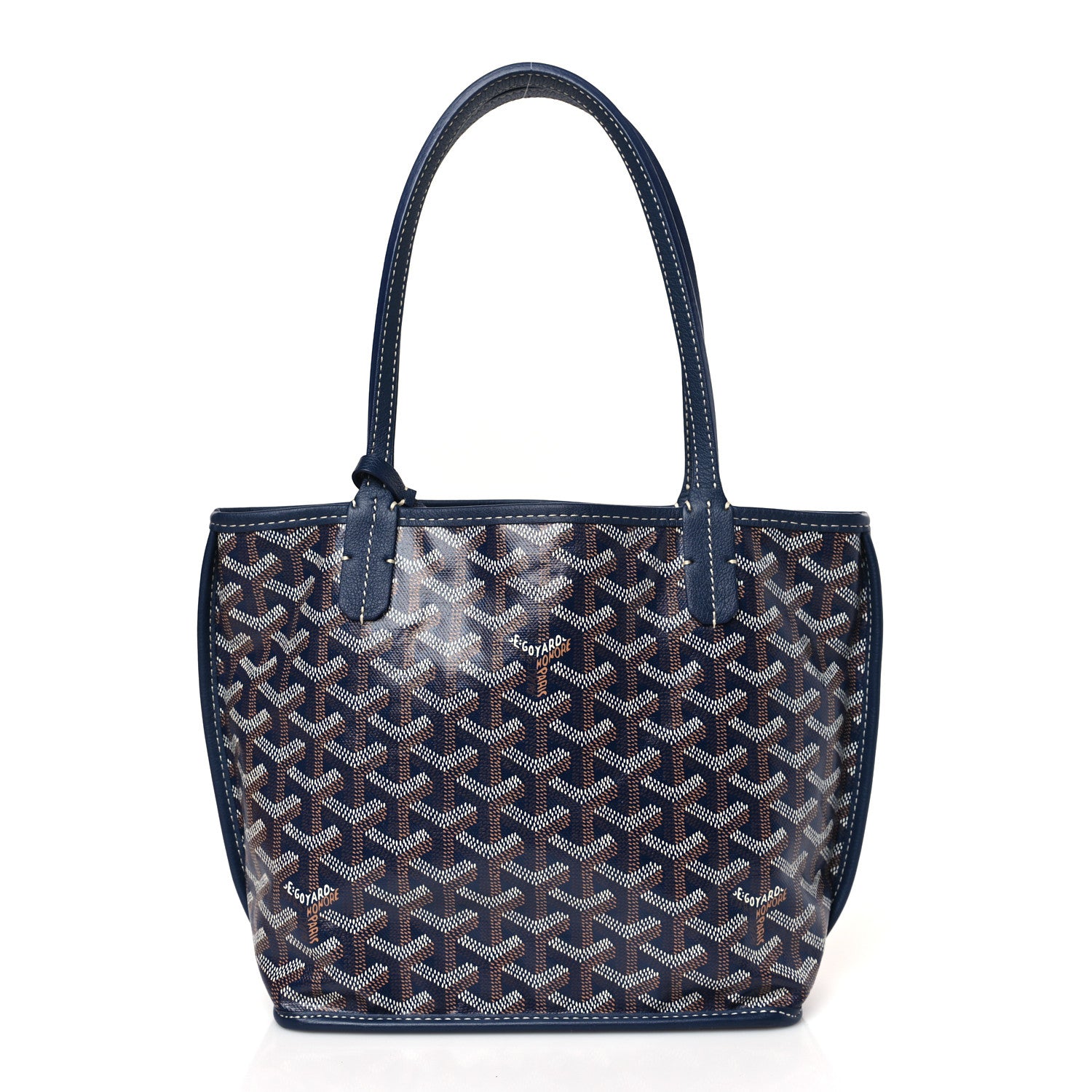Goyard Goyardine Reversible Mini Anjou Blue Marine 3 of 14