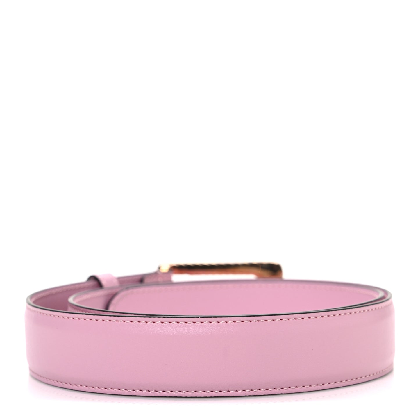 Plutone Calfskin Enamel Crystal Square G Snake 30mm Belt 80 32 Sugar Pink