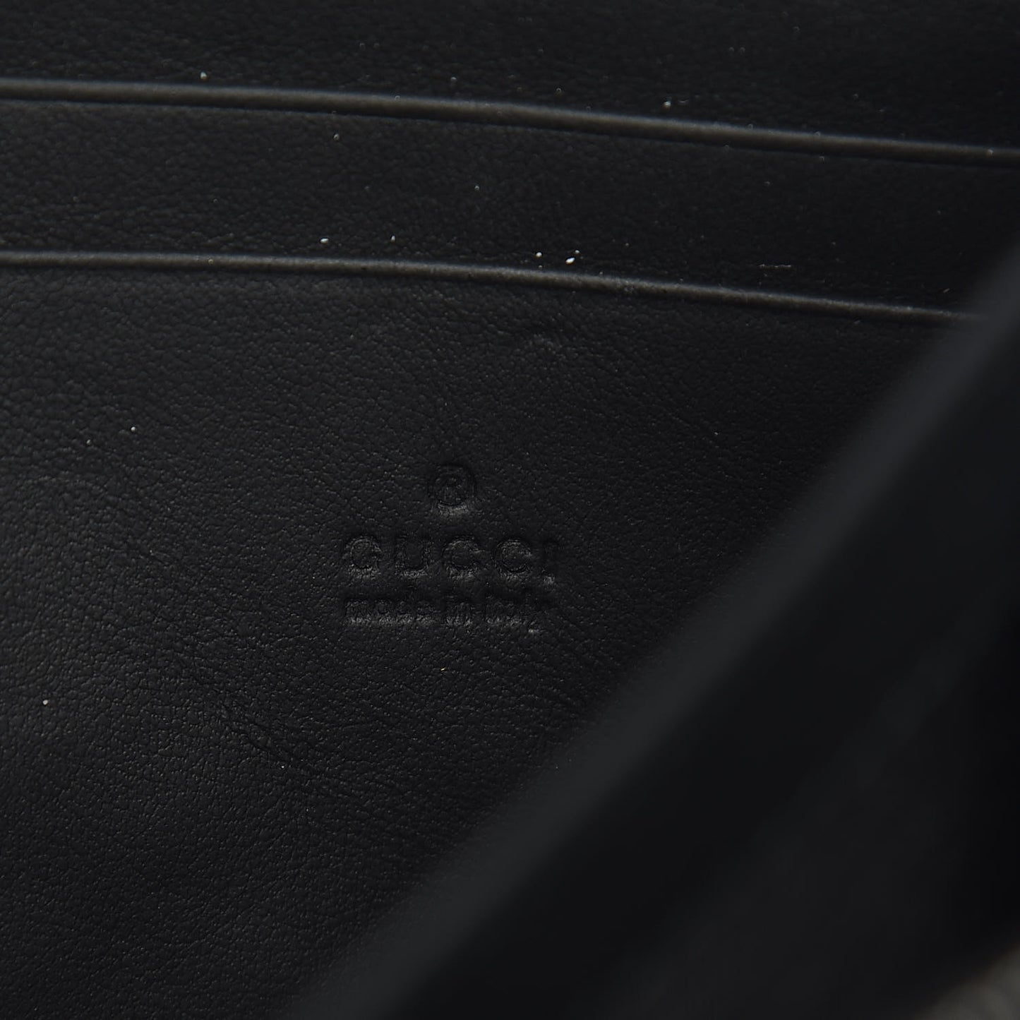 Suede Mini Dionysus Chain Wallet Black