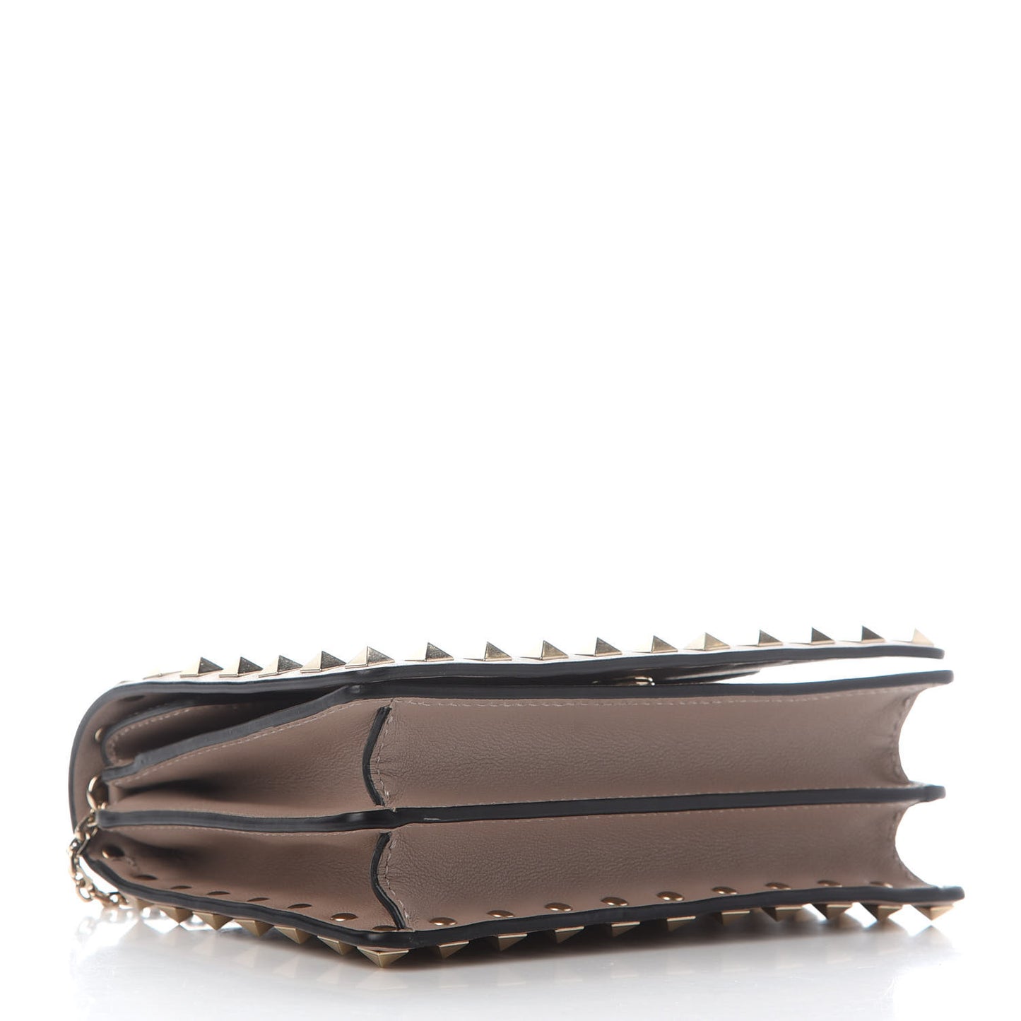 Vitello Rockstud Wallet on Chain Poudre