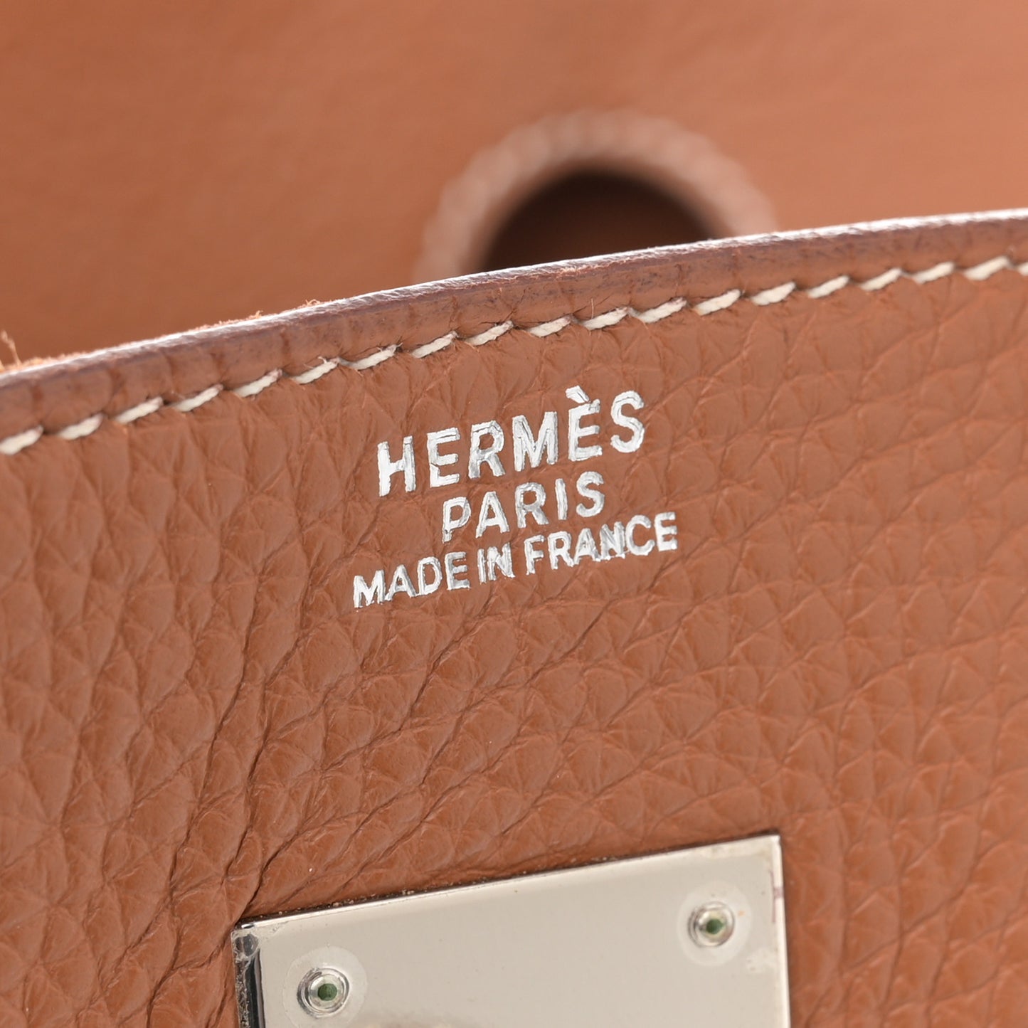 Taurillon Clemence Birkin 30 Gold