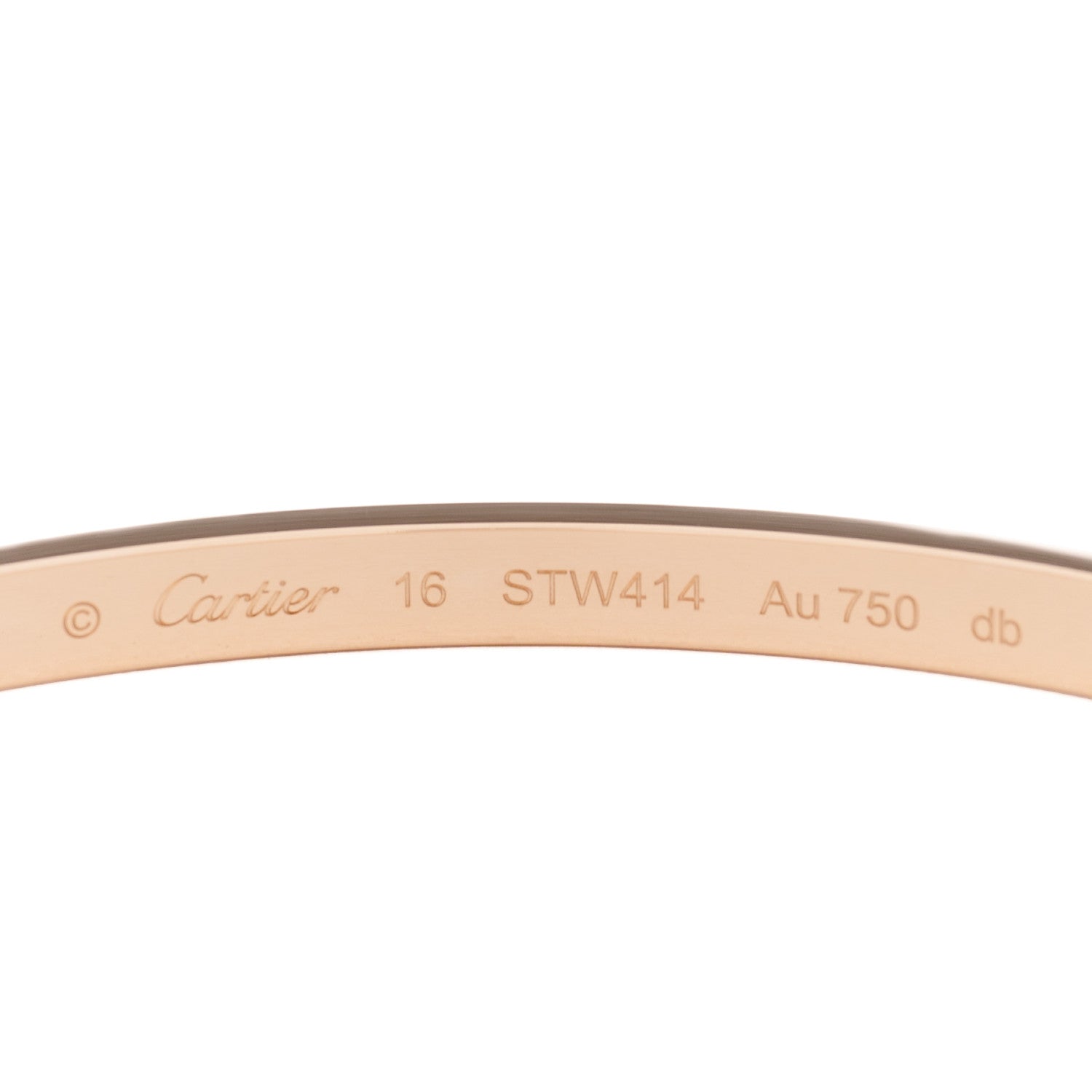 Cartier 18K Pink Gold Small LOVE Bracelet 16 3 of 5