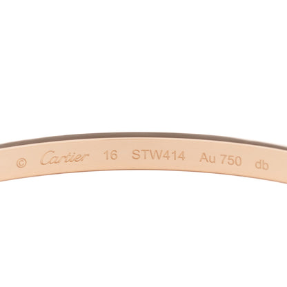 Cartier 18K Pink Gold Small LOVE Bracelet 16 3 of 5